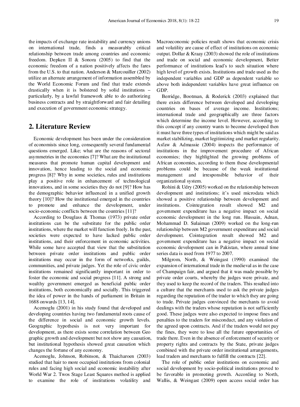 Role Of Institutions In Affecting The Course Of International Trade In Pakistan - Page 3