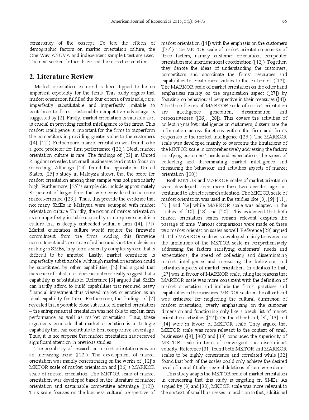 The Effects Of Demographic Factors On Market Orientation - Page 3