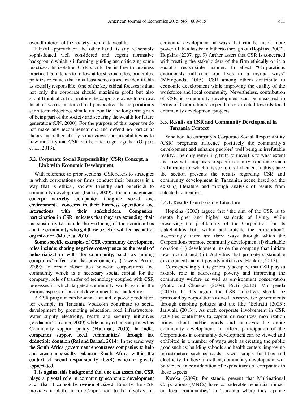 The Role Of Corporate Social Responsibility (CSR) In Community Development In Tanzania - Page 4
