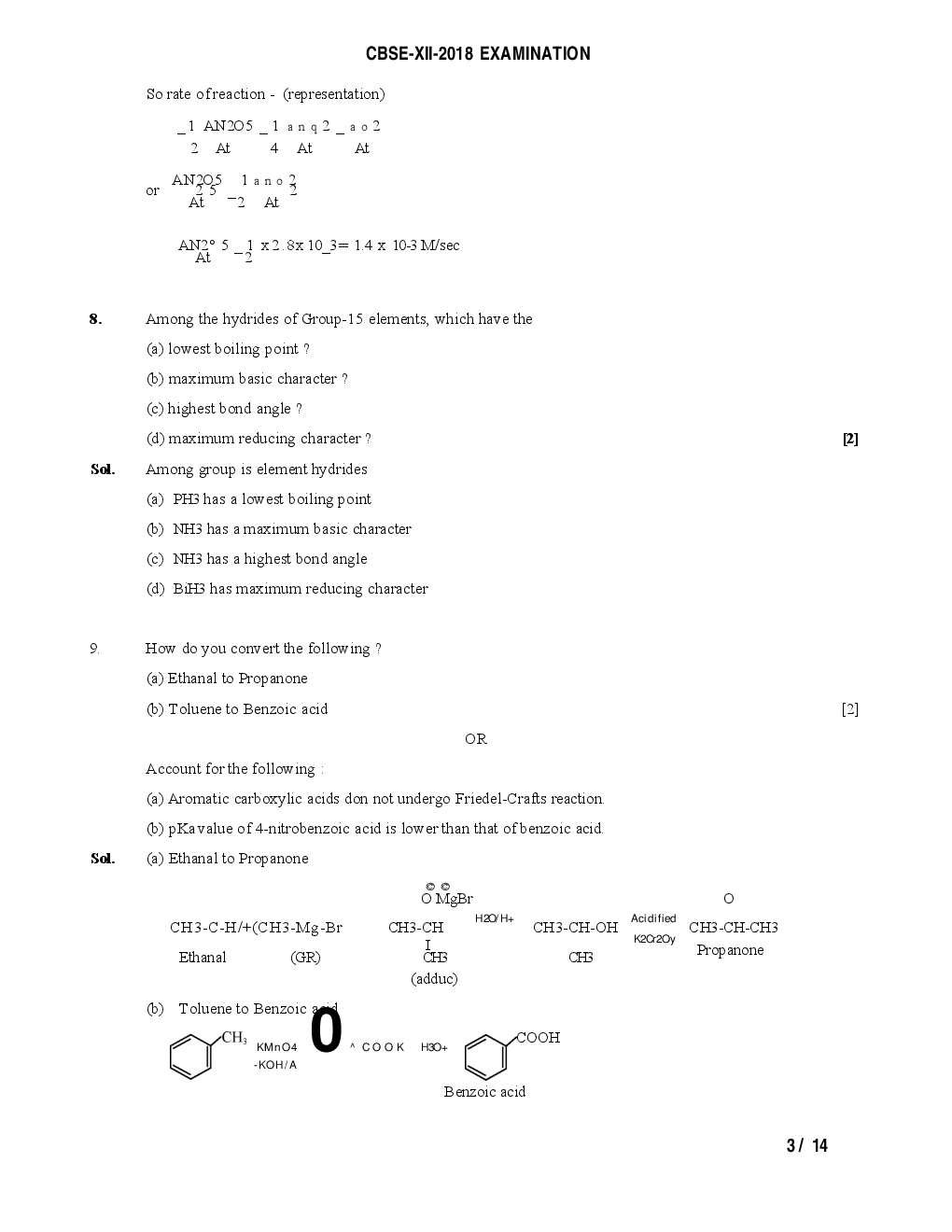 CBSE Board Class XII Chemistry Previous Year Question Paper With Solutions 2013 To 2018 - Page 4
