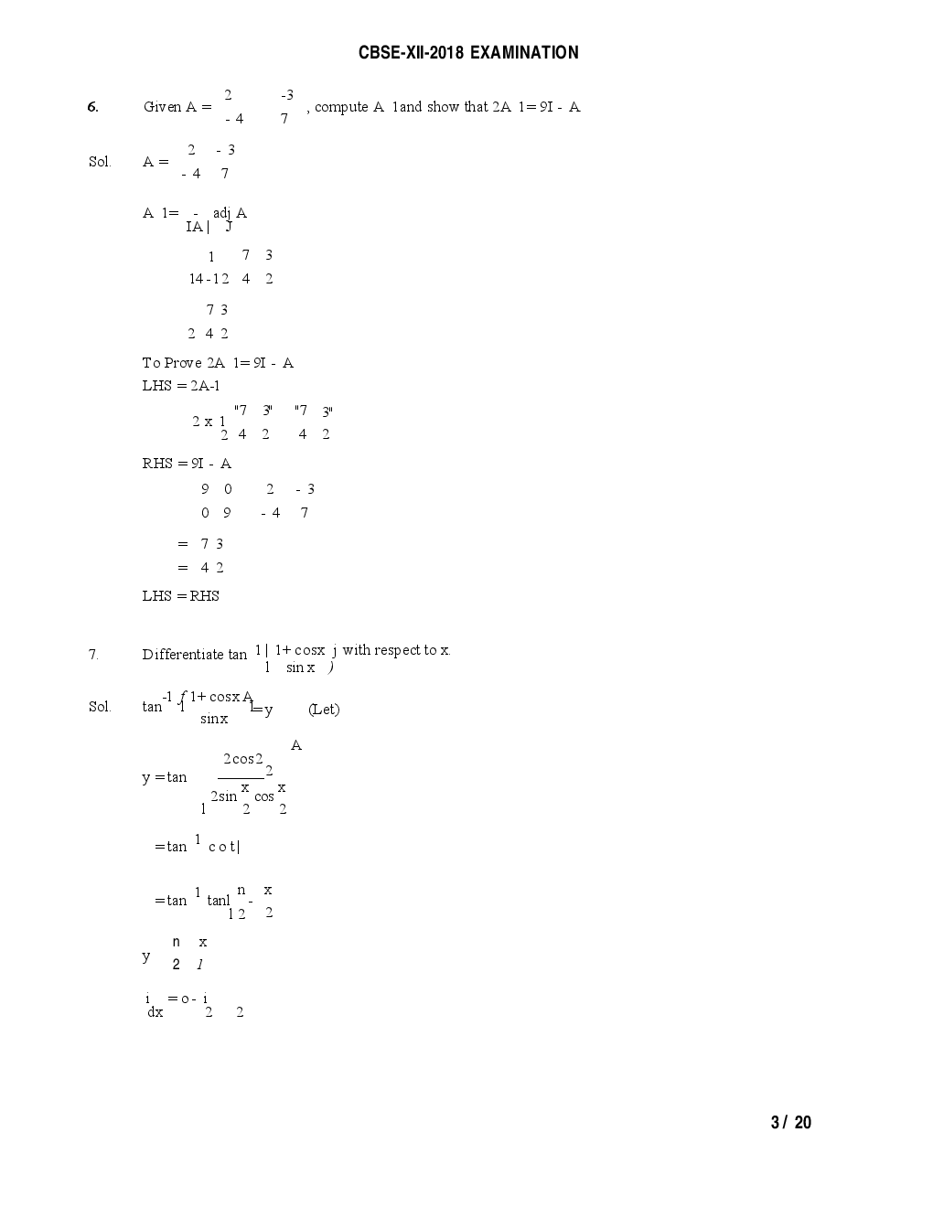 CBSE Board Class XII Mathematics Previous Year Question Paper With Solutions 2013 To 2018 - Page 4