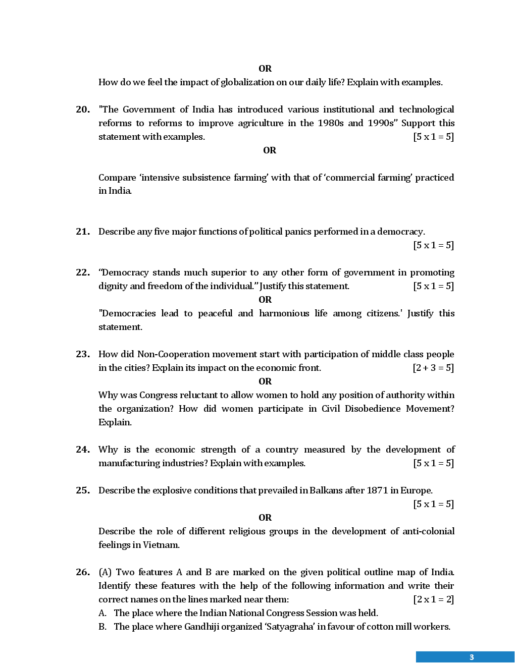 CBSE Board Class X Social Studies Previous Year Question Paper With Solutions 2013 To 2018 - Page 4