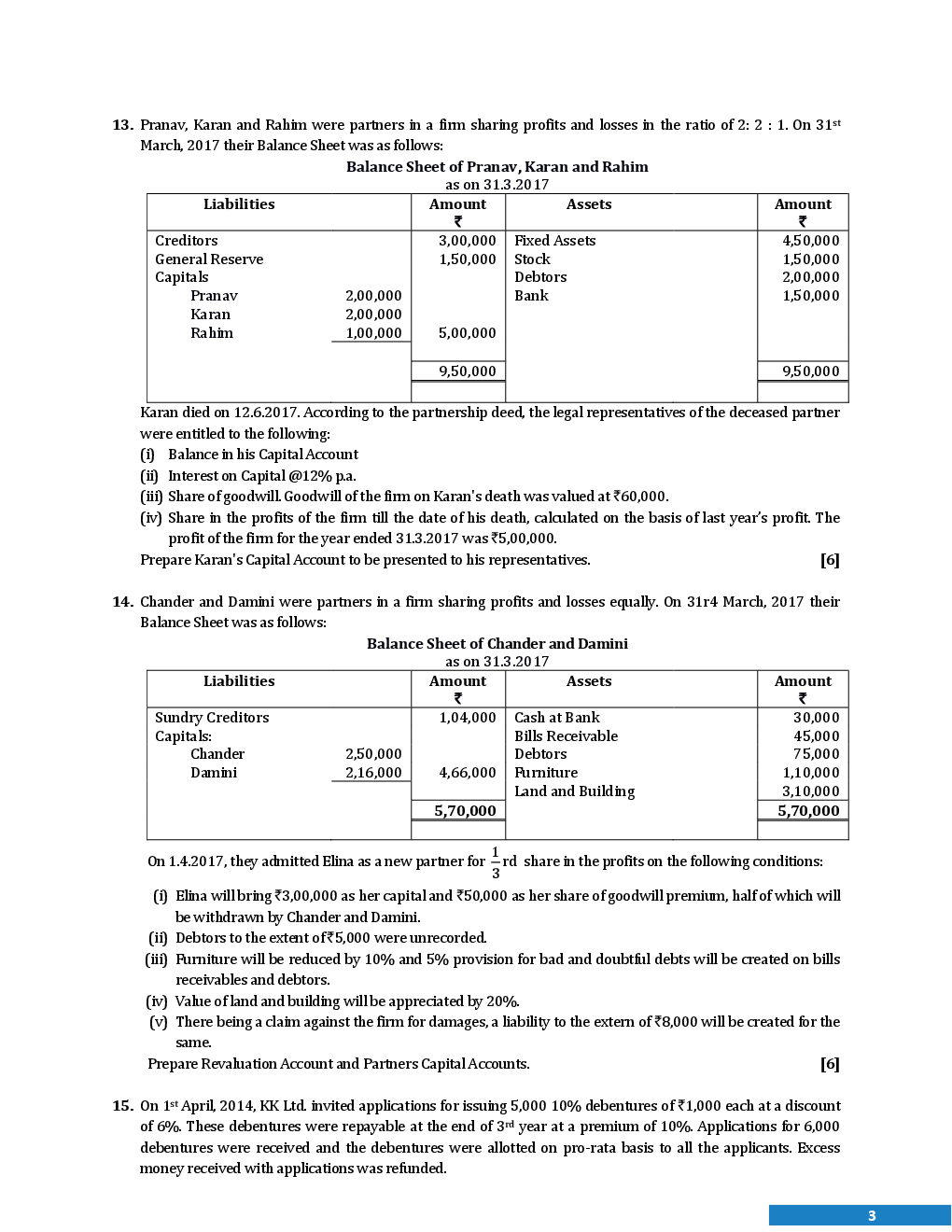 CBSE Board Class XII Accountancy Previous Year Question Paper With Solutions 2013 To 2018 - Page 4