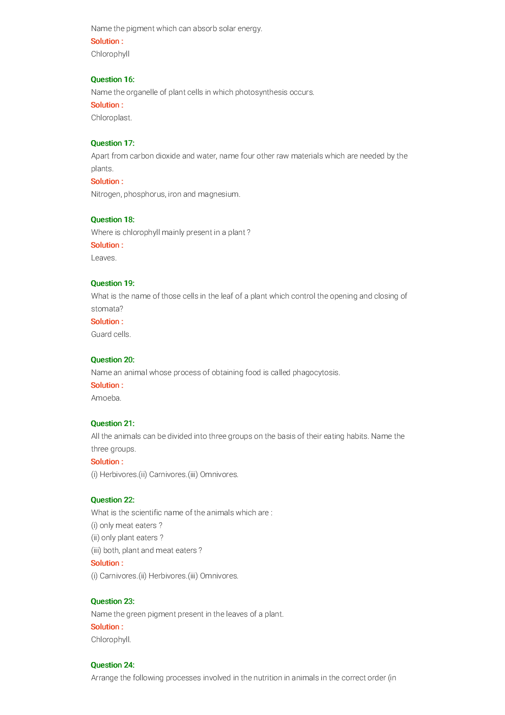 Lakhmir Singh & Manjit Kaur Solution Biology For Class - X - Page 4