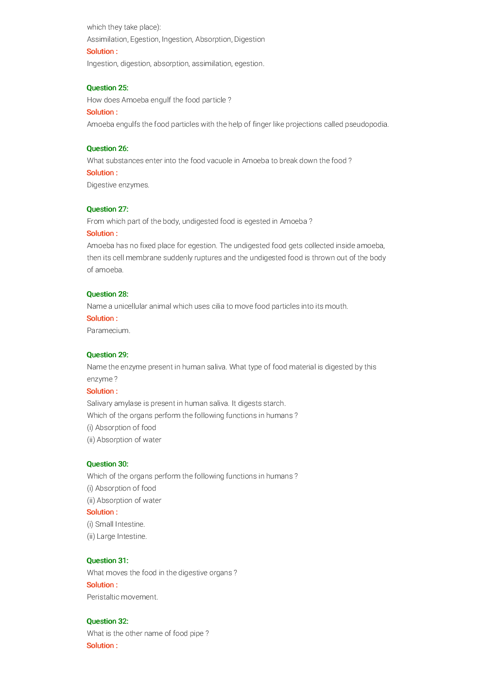 Lakhmir Singh & Manjit Kaur Solution Biology For Class - X - Page 5