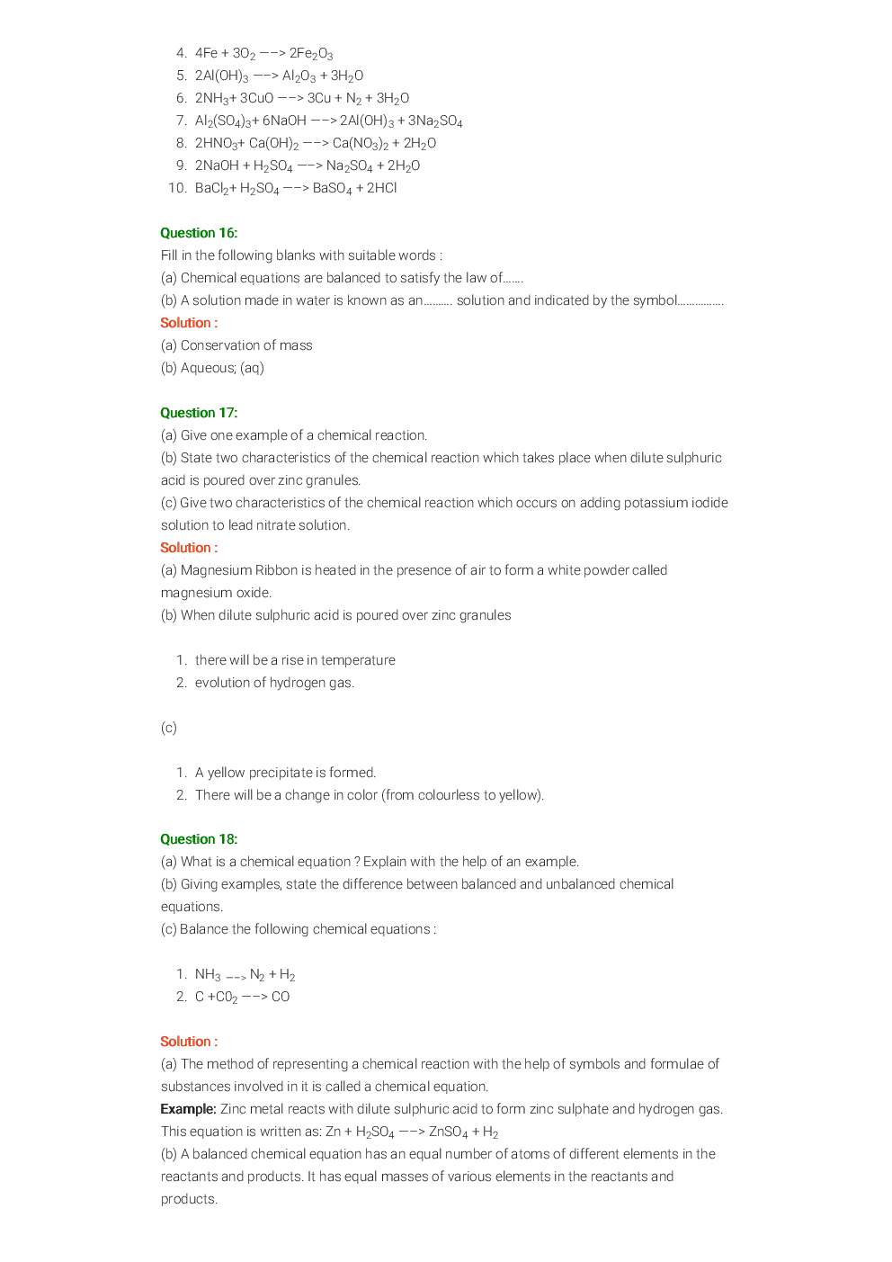Lakhmir Singh & Manjit Kaur Solution Chemistry For Class - X - Page 5