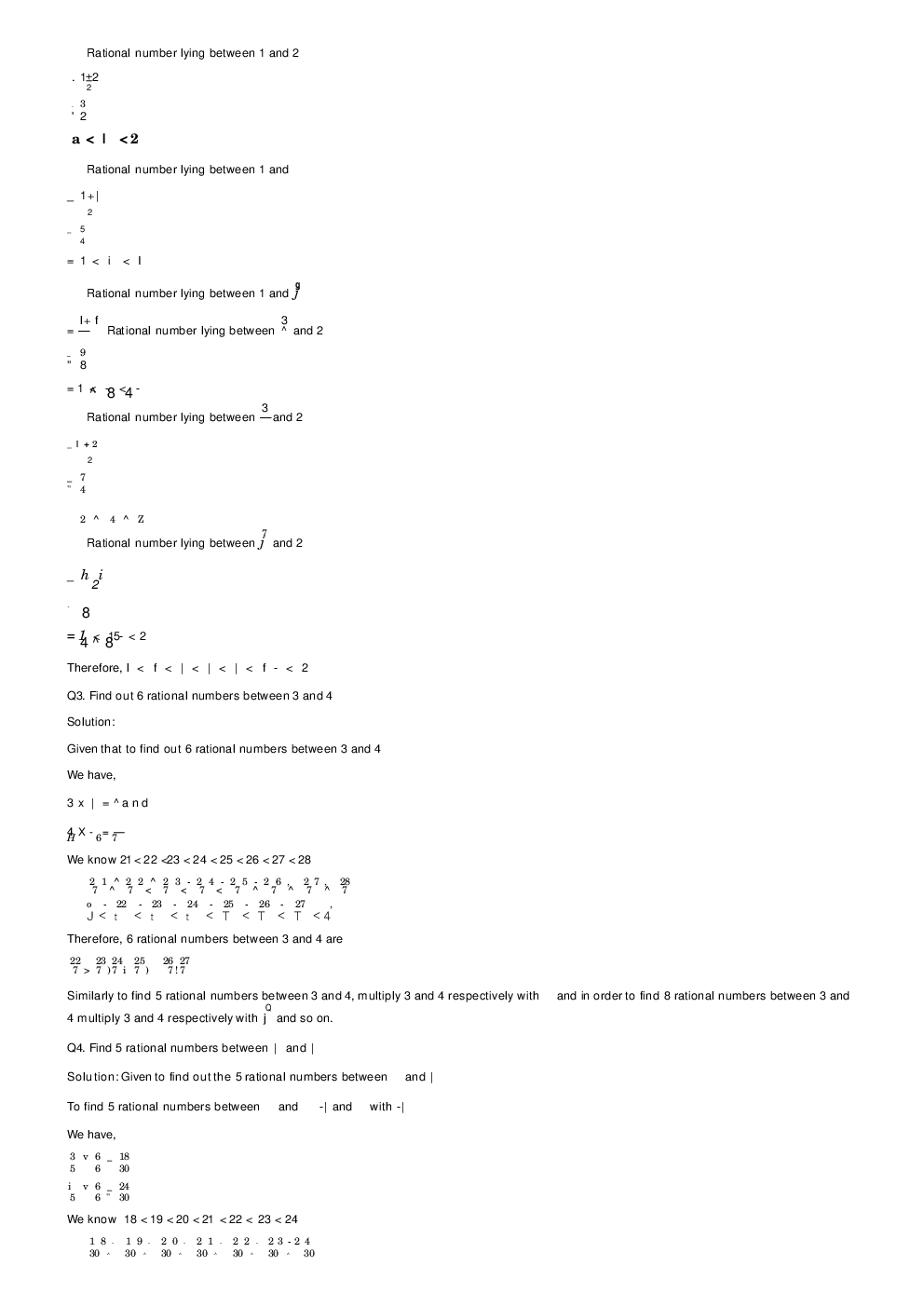 R D Sharma Solution Mathematics For Class - IX - Page 3