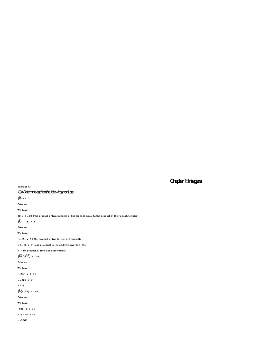 R D Sharma Solution Mathematics For Class - VII - Page 2