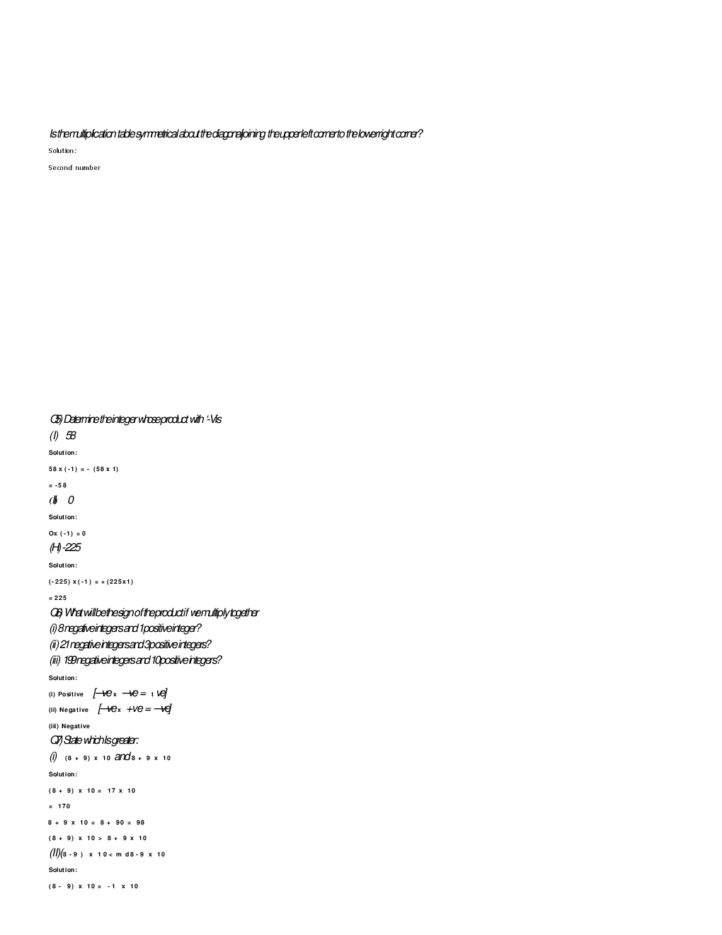 R D Sharma Solution Mathematics For Class - VII - Page 4