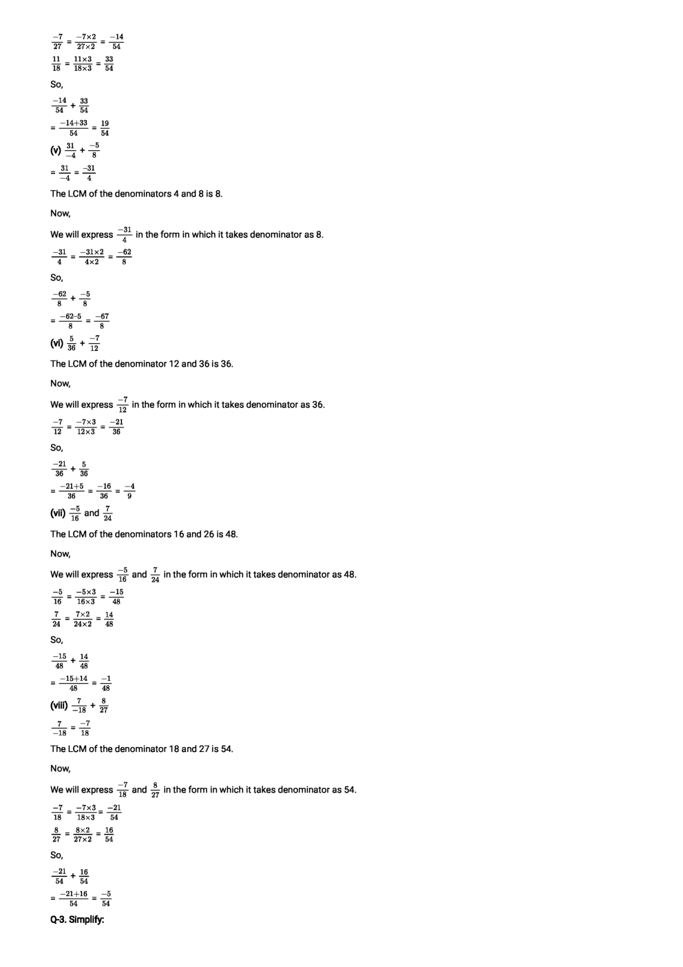 R D Sharma Solution Mathematics For Class - VIII - Page 4