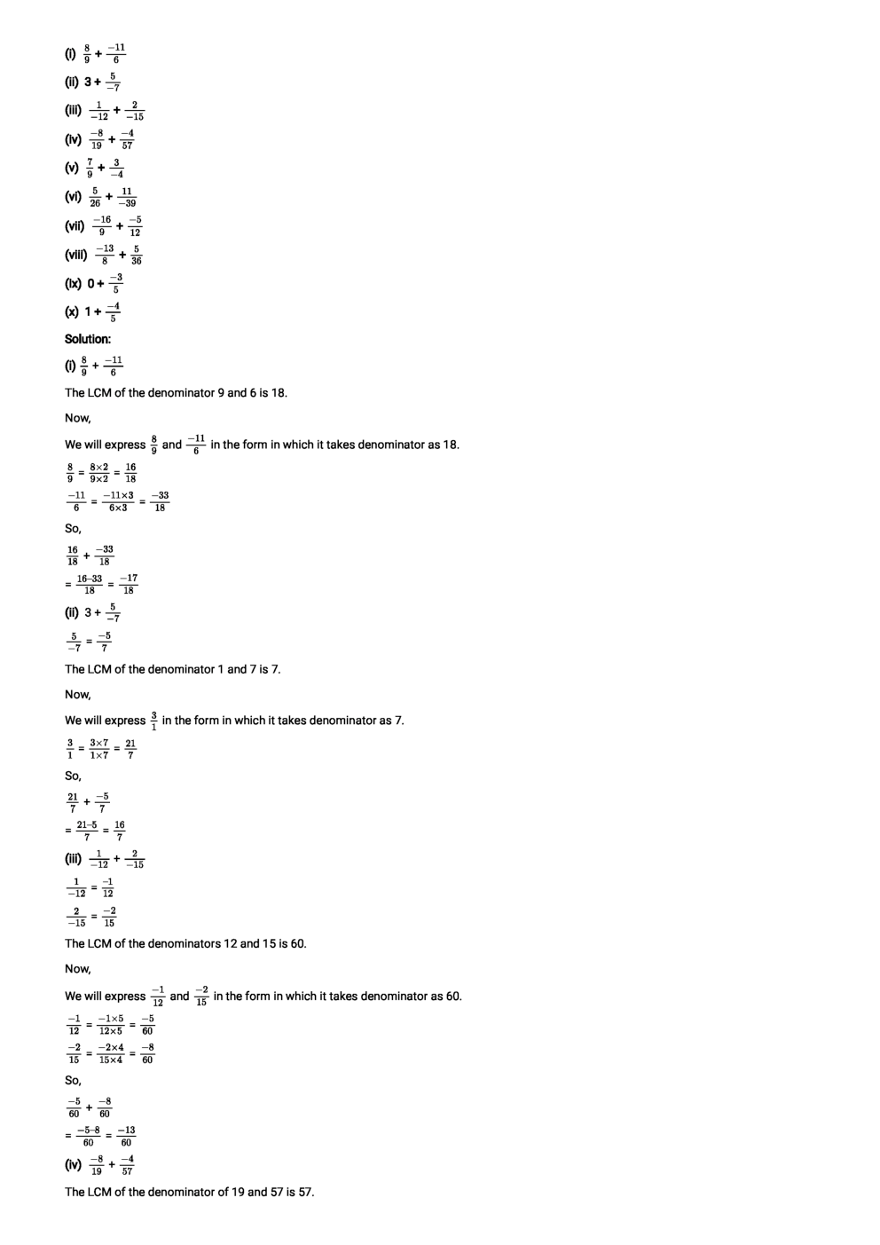 R D Sharma Solution Mathematics For Class - VIII - Page 5
