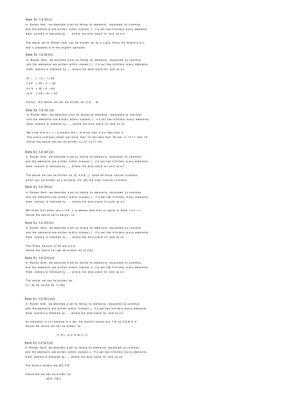 R D Sharma Solution Mathematics For Class - XI - Page 5