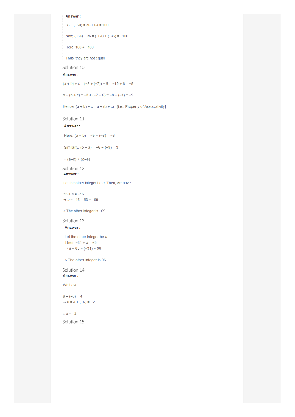 R S Aggarwal Solutions Mathematics For Class - VII - Page 4