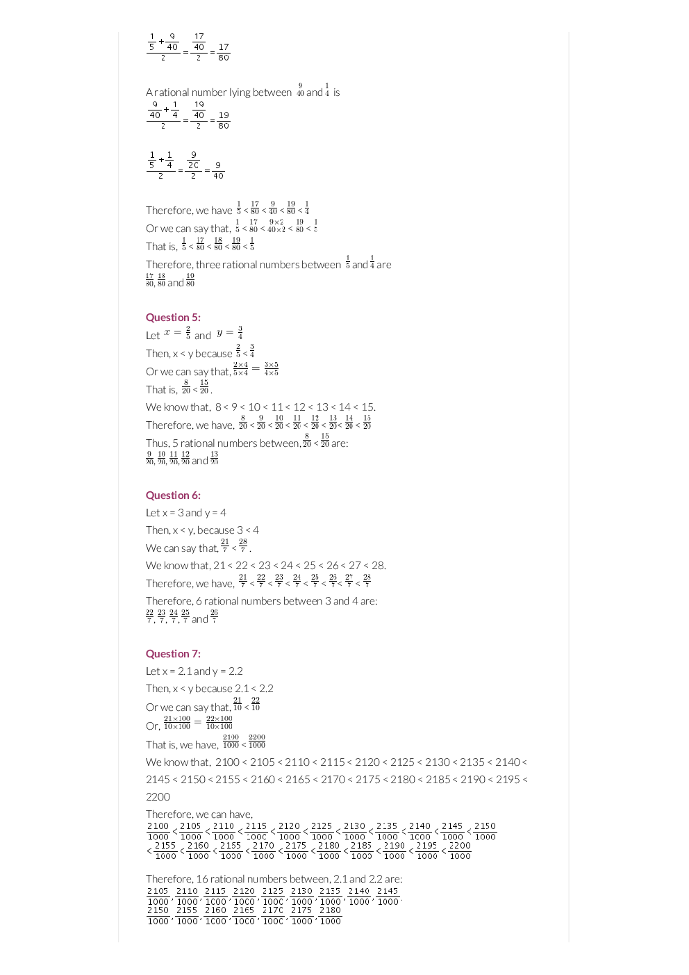 R S Aggarwal Solutions Mathematics For Class - IX - Page 5