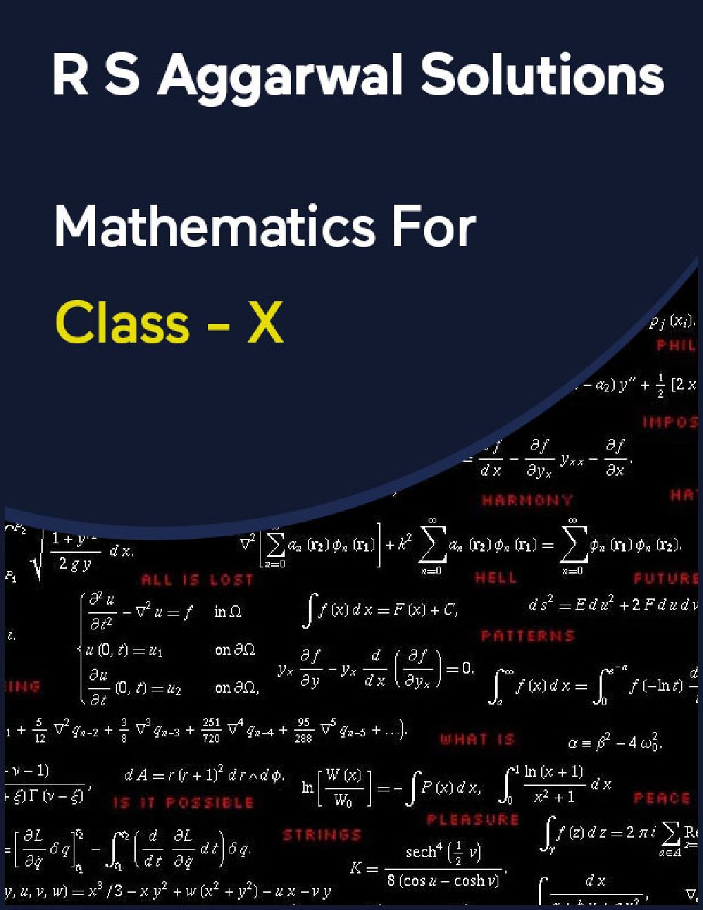 R S Aggarwal Solutions Mathematics For Class - X - Page 1