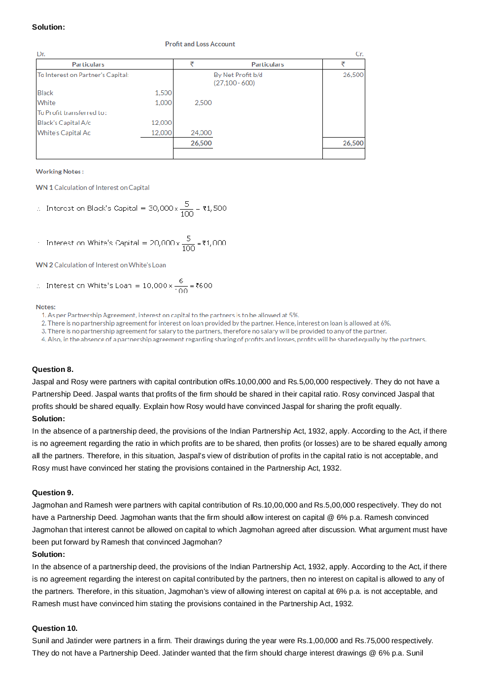 T S Grewal Solutions Accountancy For Class - XII Volume - I - Page 5