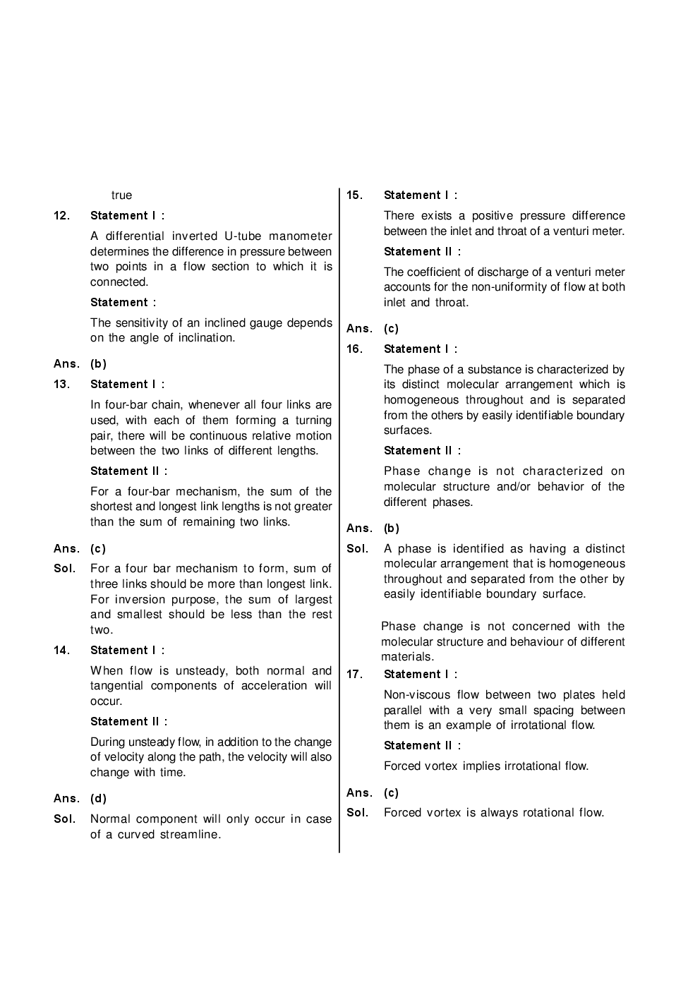Mechanical Engineering Prelims Paper With Solutions (ESE - 2017 & 2018) - Page 5