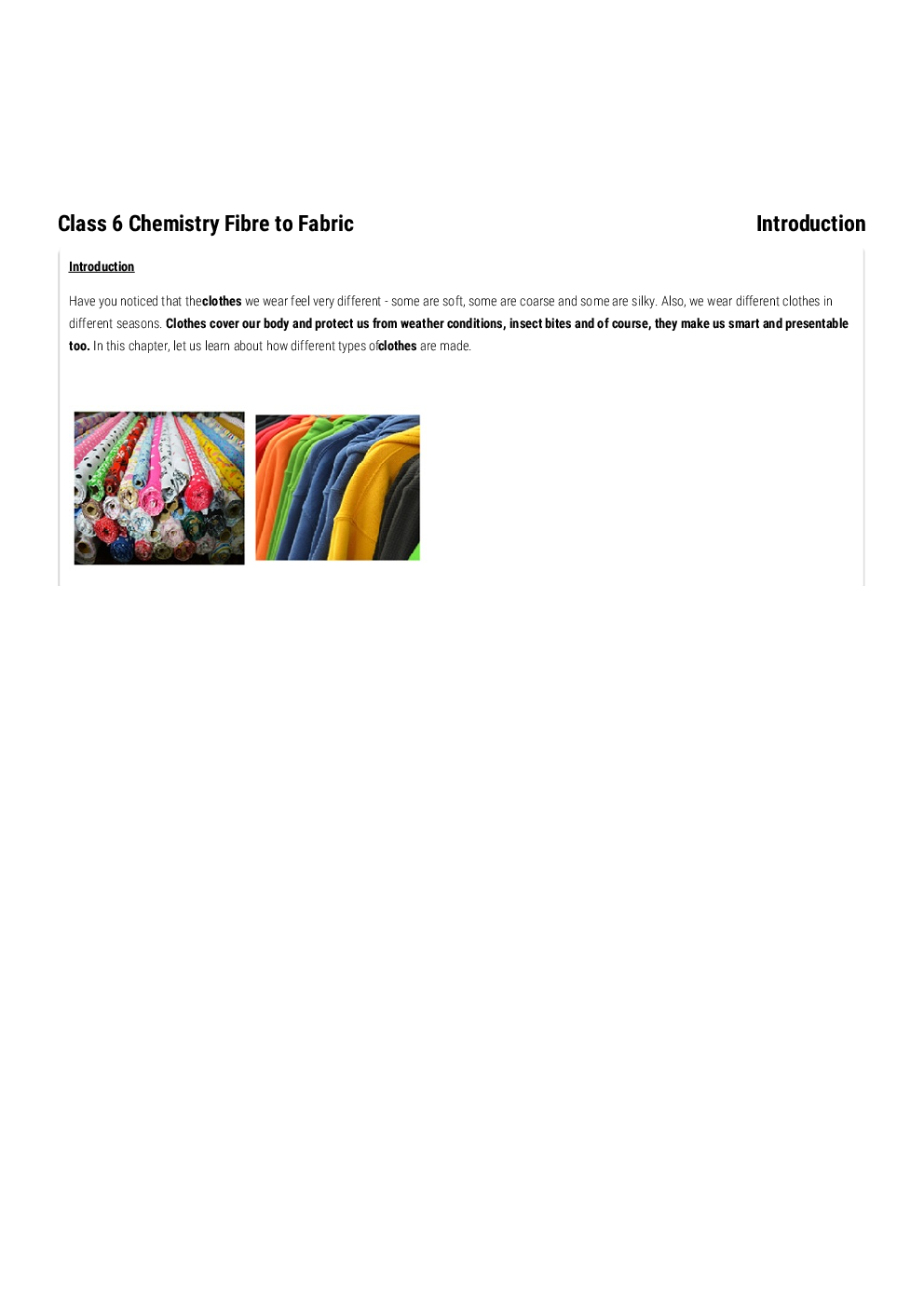 NCERT Notes Chemistry For Class VI - Page 2