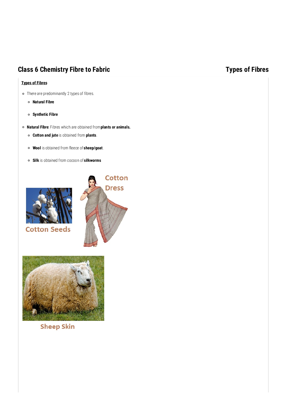 NCERT Notes Chemistry For Class VI - Page 5