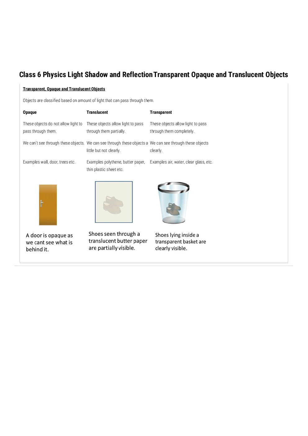 NCERT Notes Physics For Class VI - Page 3
