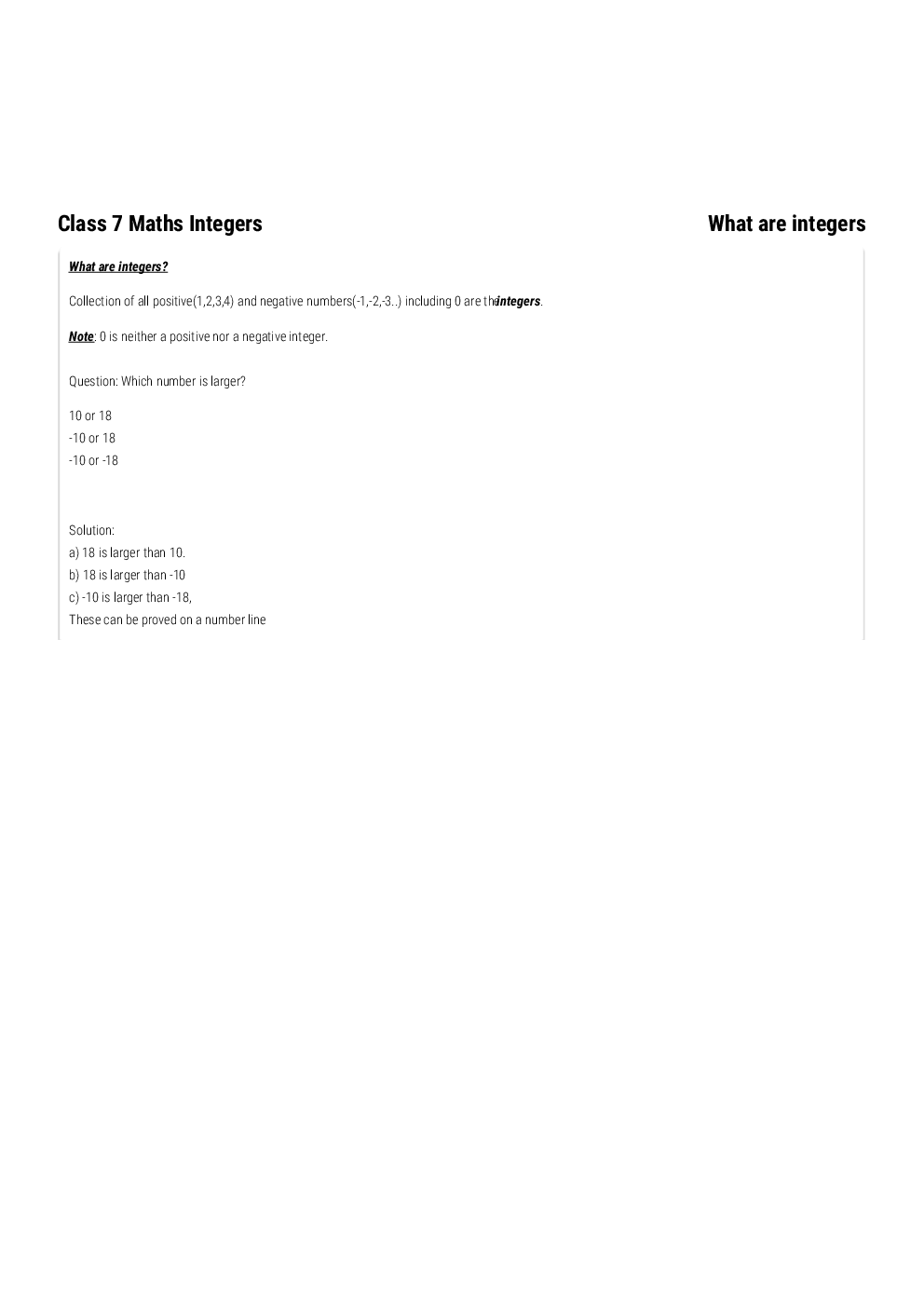 NCERT Notes Maths For Class VII - Page 3