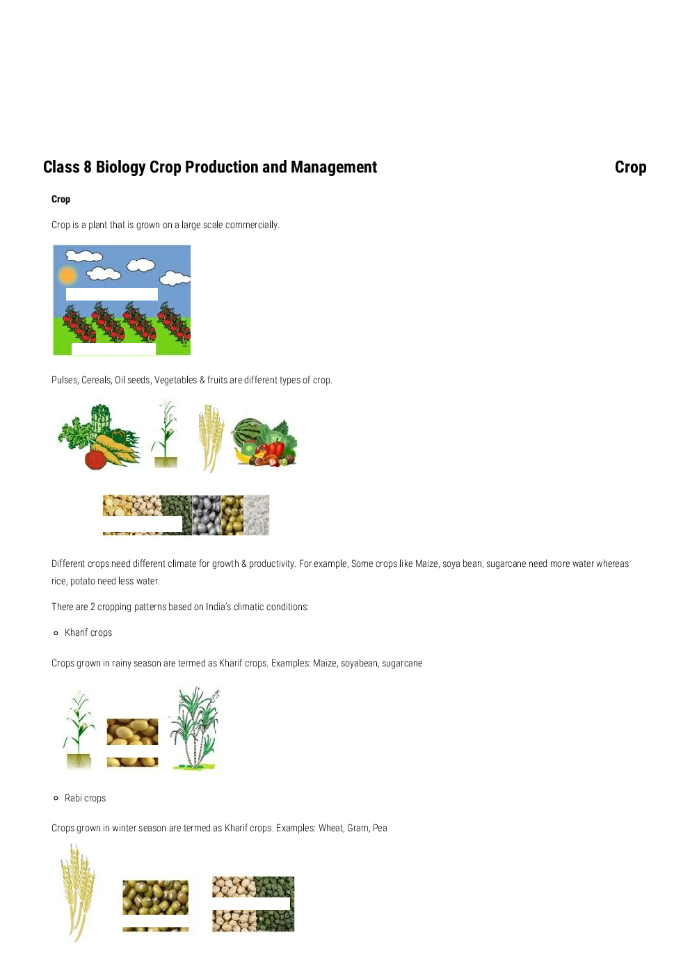 NCERT Notes Biology For Class VIII - Page 3