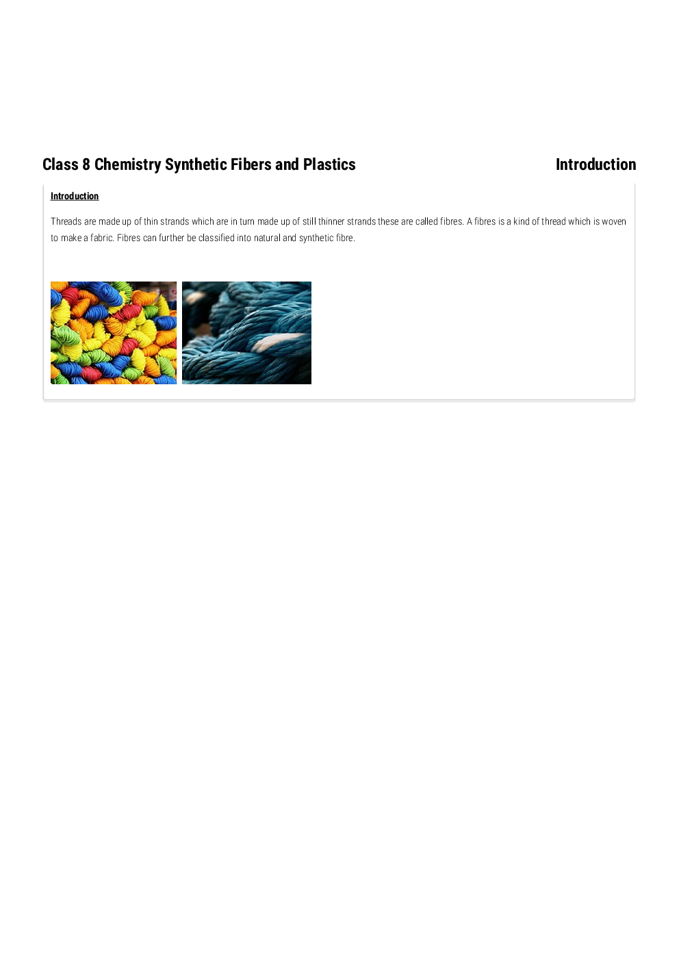 NCERT Notes Chemistry For Class VIII - Page 2