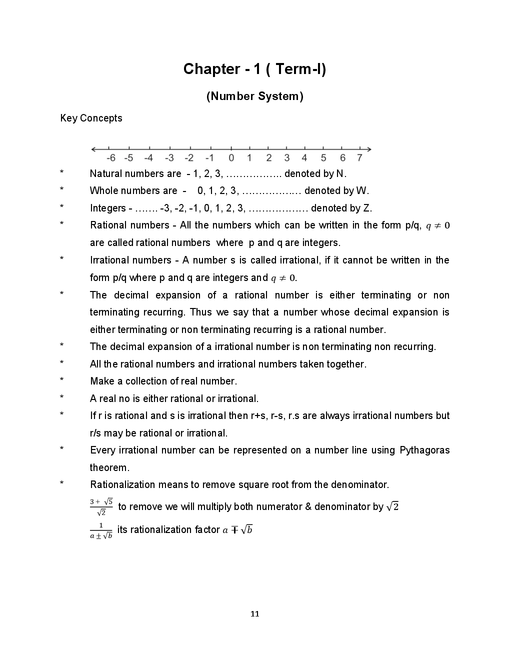 NCERT Notes Mathematics For Class IX - Page 2