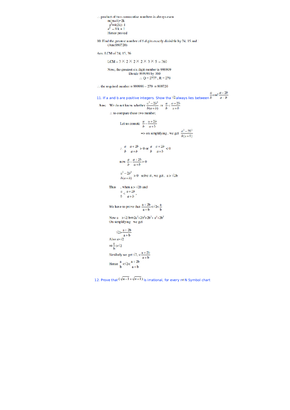 NCERT Notes Mathematics For Class X - Page 4