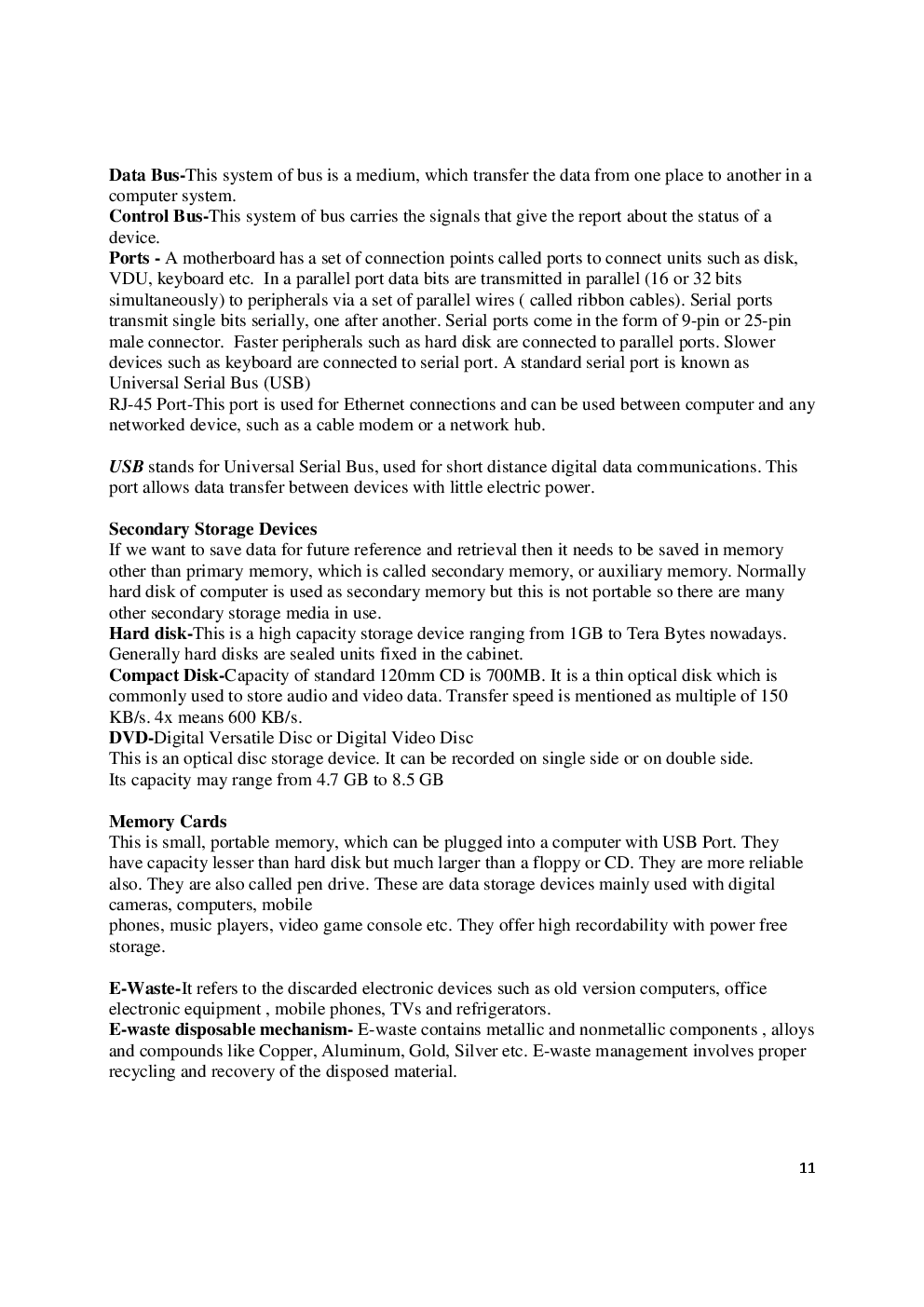 NCERT Notes Informatics Practices For Class XI - Page 5