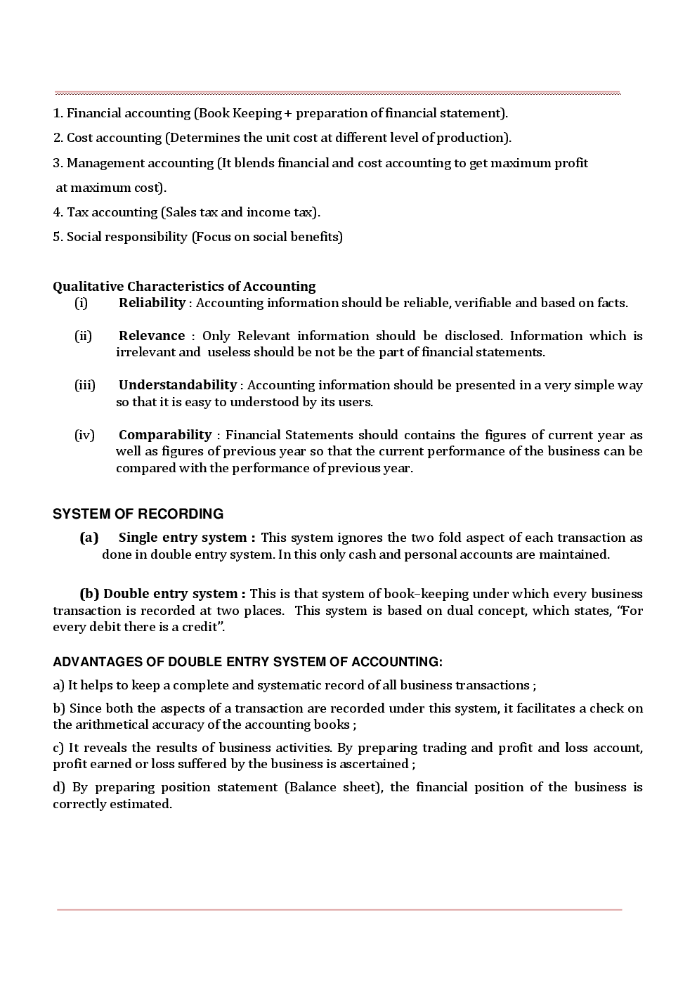 NCERT Notes Accountancy For Class XI - Page 5