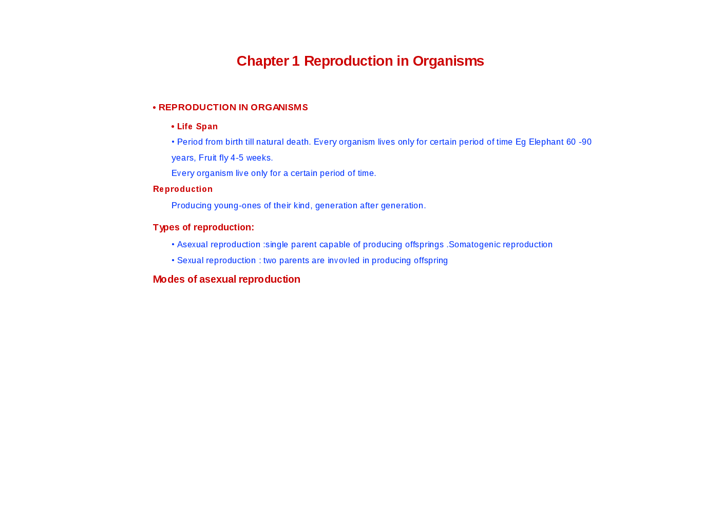 NCERT Notes Biology For Class XII - Page 2