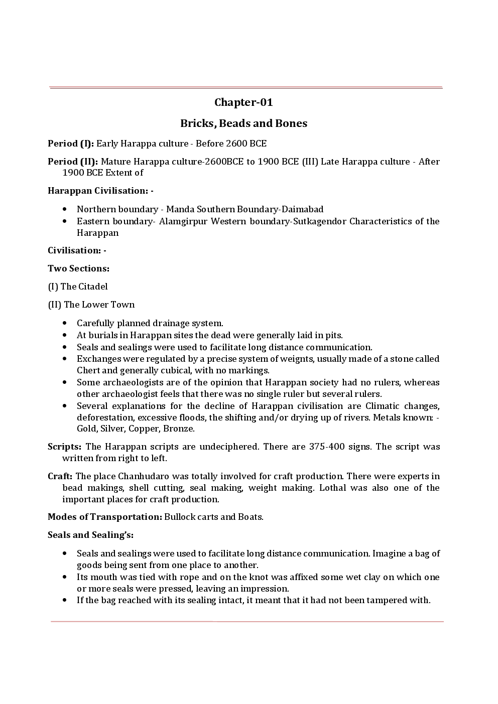 NCERT Notes History  For Class XII - Page 2