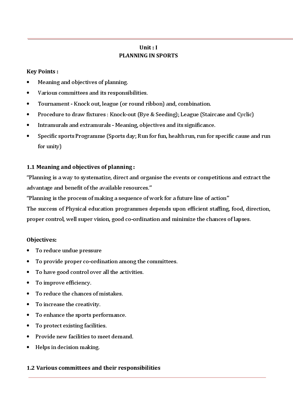 NCERT Notes Physical Education For Class XII - Page 2