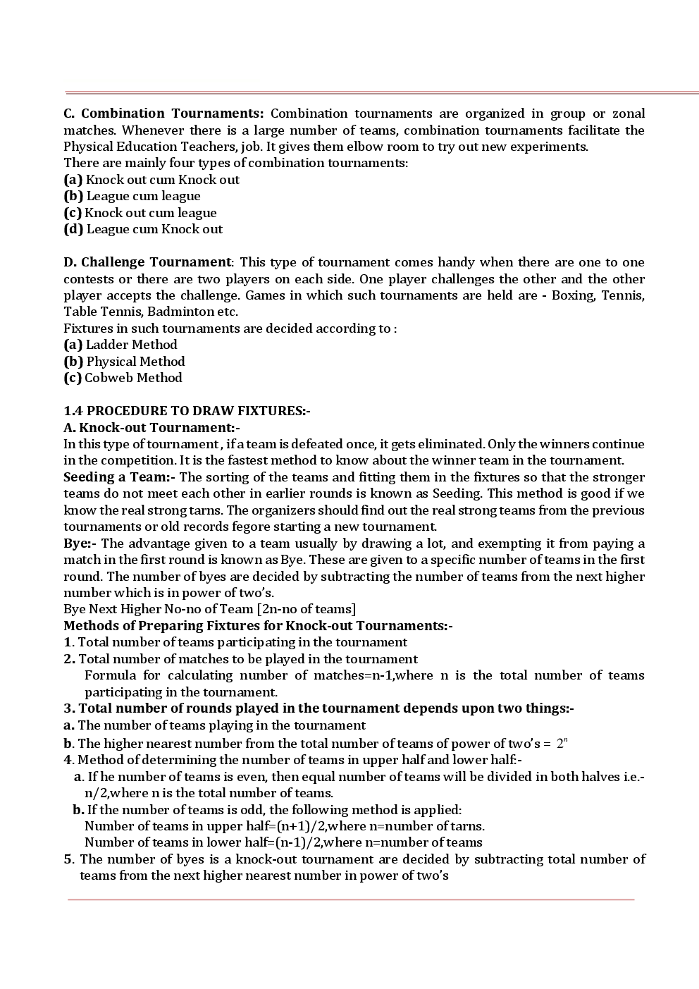 NCERT Notes Physical Education For Class XII - Page 4