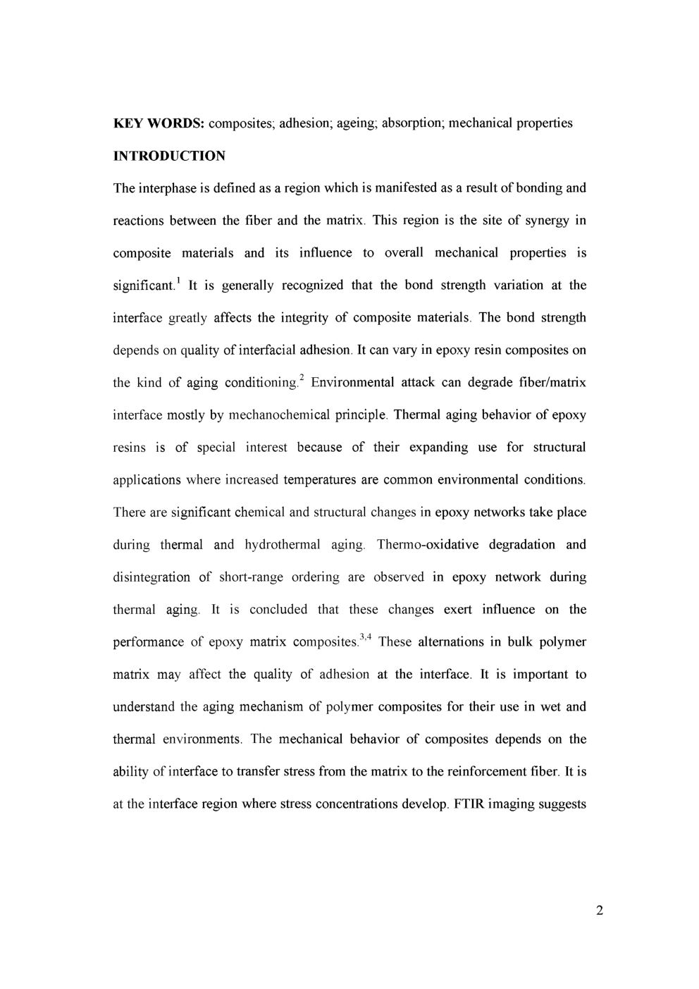 Adhesion Of Glass Epoxy Composites Influenced By Thermal And Cryogenic Environments - Page 3