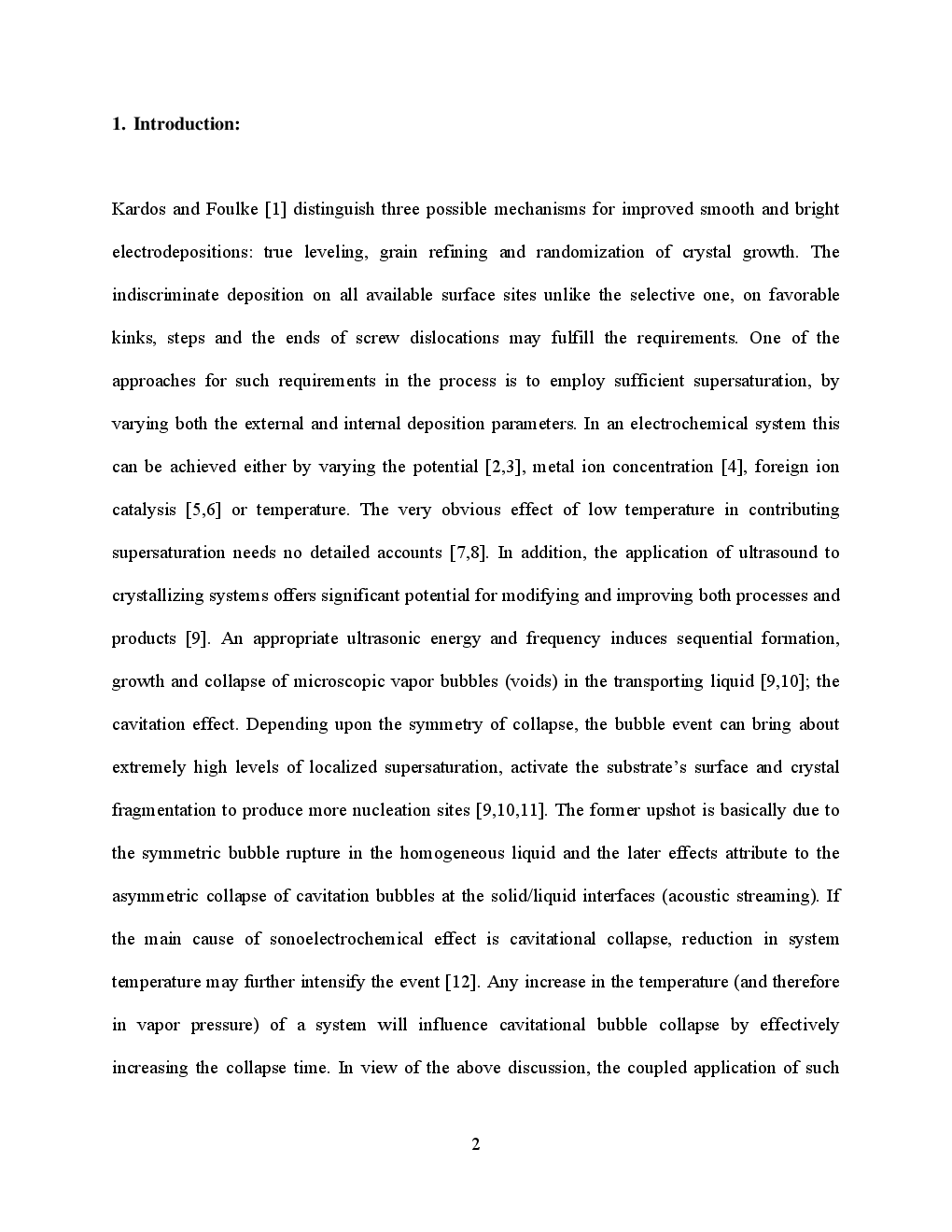 An Analysis Of The Temperature-Induced Supersaturation Effects On Structure And Properties Of Sono-Electrodeposited Copper Thin Films - Page 3