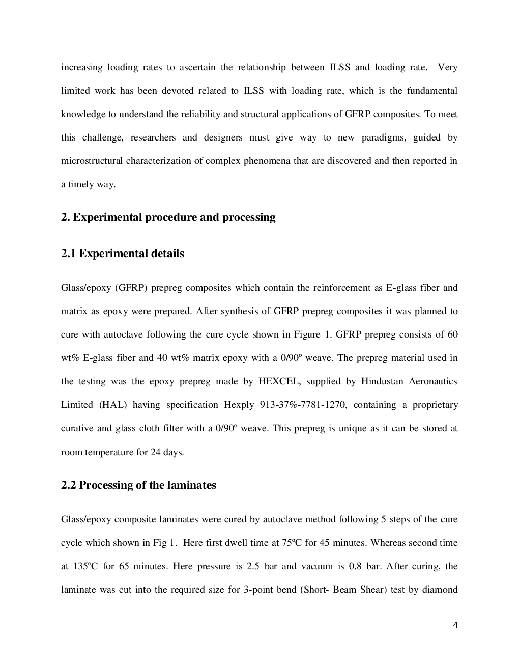 An Assessment Of Mechanical Behaviour And Fractography Study Of Glassepoxy Composites At Different Temperatures And Loading Speeds - Page 5