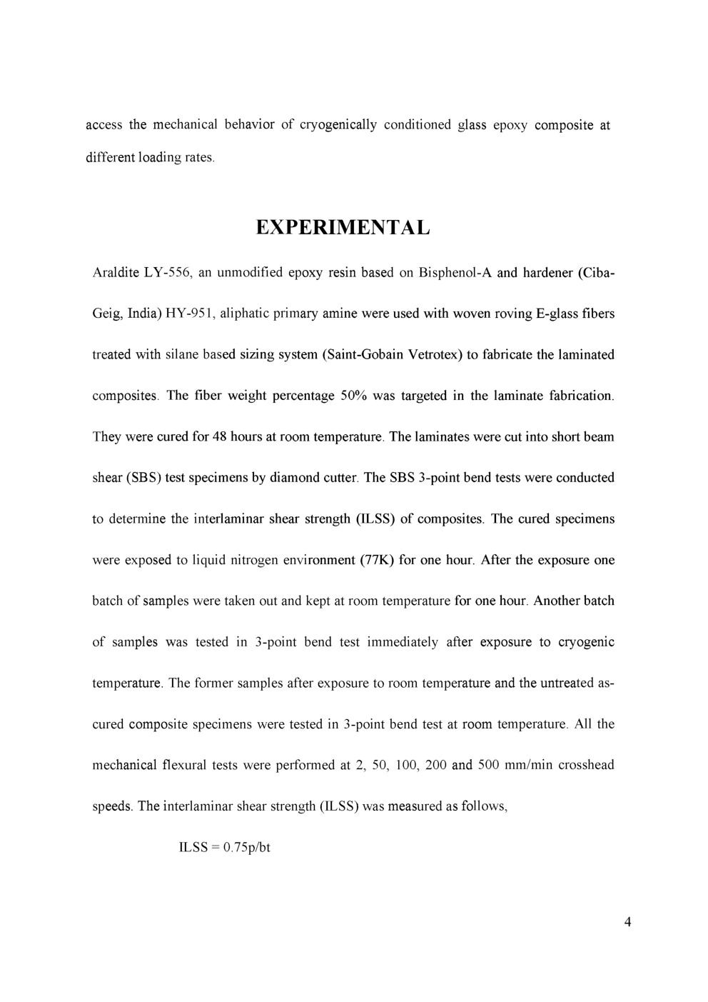 Assesment Of Microstructural Integrity Of Glass Epoxy Composites At Liquid Nitrogen Temperature - Page 5