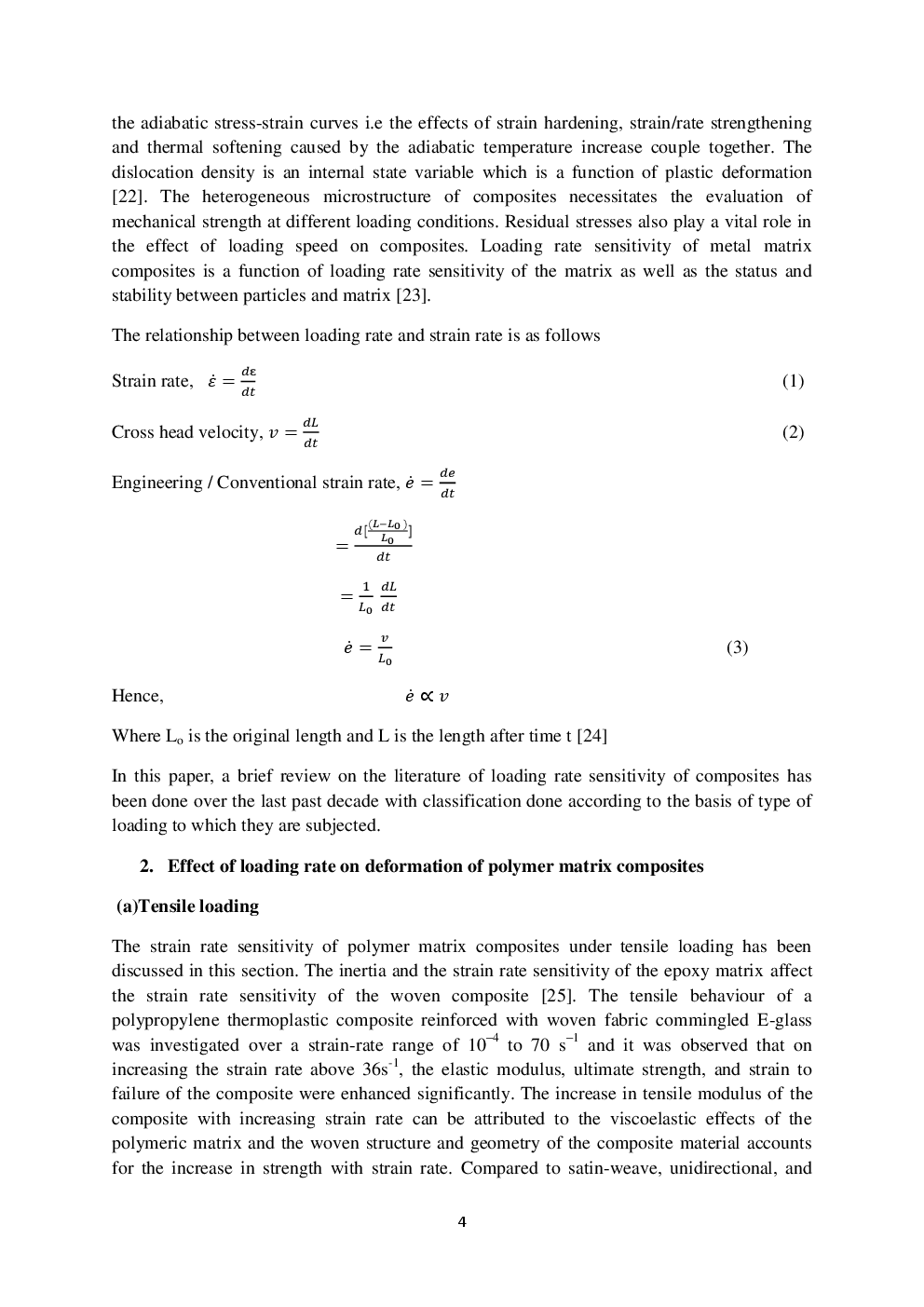 Effect Of Loading Speed On Deformation Of Composite Materials A Critical Review - Page 4