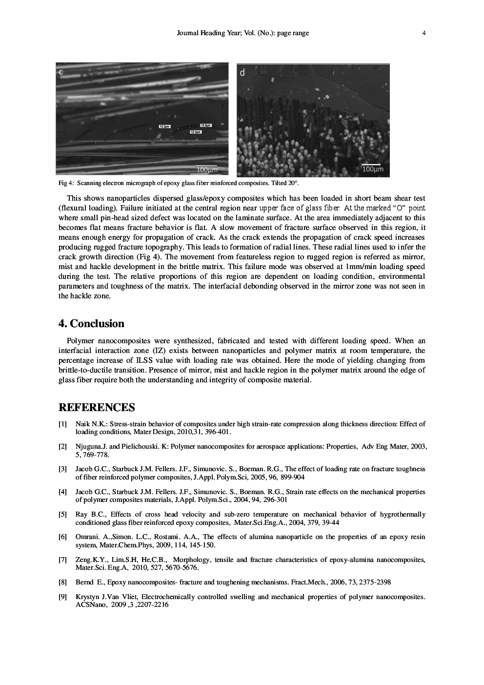 Effect Of Nanoparticle In FRP Composite s On Evaluation Of Loading Rate Sensitivity - Page 5
