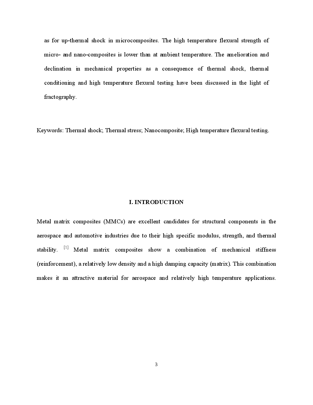 Effect Of Thermal And Cryogenic Conditioning On Flexural Behavior Of Thermally Shocked Cu-Al2O3 Micro- And Nano-Composites - Page 3