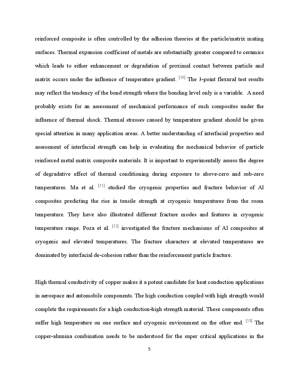 Effect Of Thermal And Cryogenic Conditioning On Flexural Behavior Of Thermally Shocked Cu-Al2O3 Micro- And Nano-Composites - Page 5