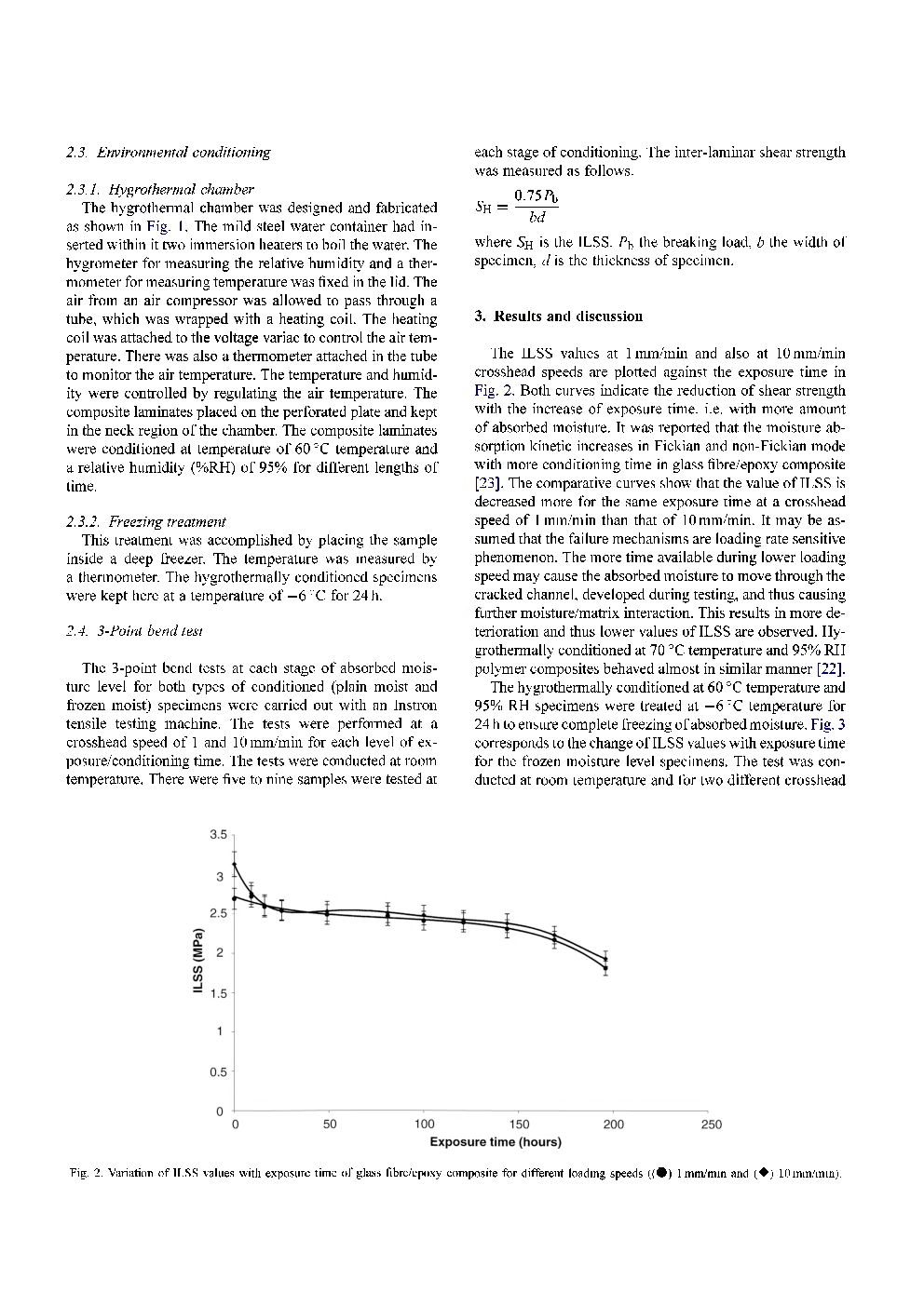 Effects Of Crosshead Velocity And Sub-Zero Temperature On Mechanical Behaviour Of Hygrothermally Conditioned Glass Fibre Reinforced epoxy composites - Page 4