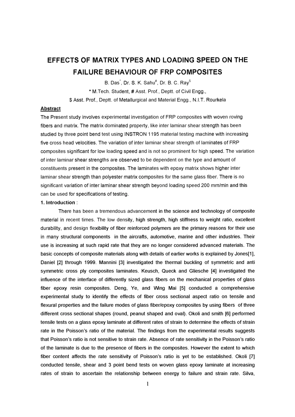Effects Of Matrix Types And Loading Speed On The Failure Behaviour Of FRP Composites - Page 2
