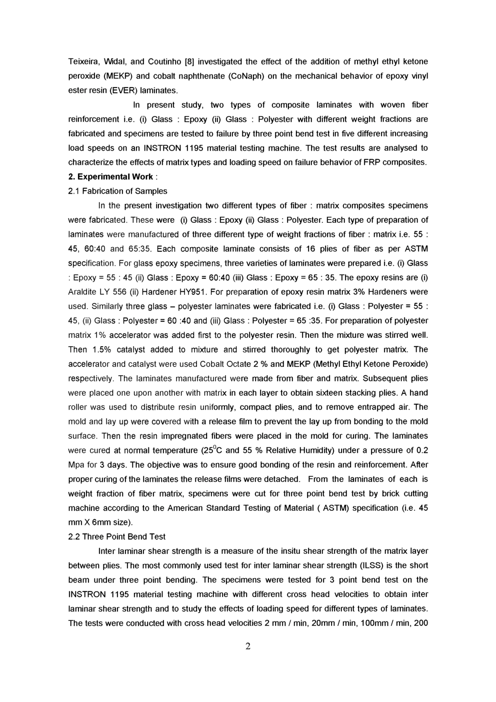 Effects Of Matrix Types And Loading Speed On The Failure Behaviour Of FRP Composites - Page 3