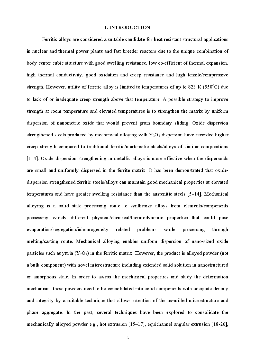 Evaluation Of Microstructure And Mechanical Properties Of Nano-Y2O3-Dispersed Ferritic Alloy Synthesized By Mechanical Alloying And Consolidated By High-Pressure Sintering - Page 3