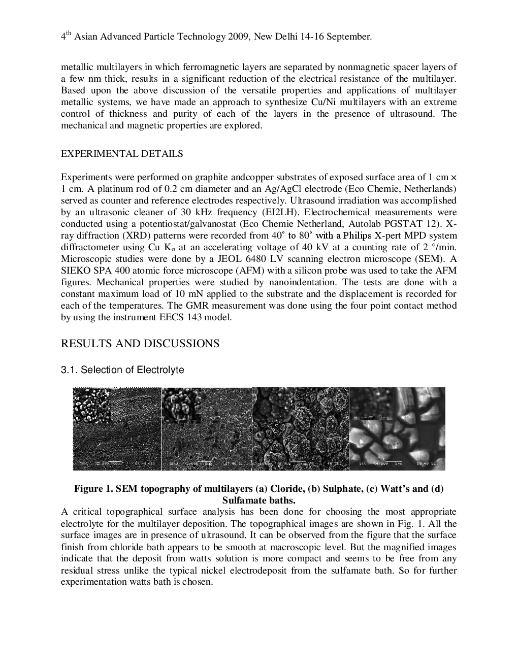 Evolution Of Nanostructures, Mechanical And Magnetic Properties In Electrochemically Deposited CuNi Multilayers Under Ultrasound  - Page 3