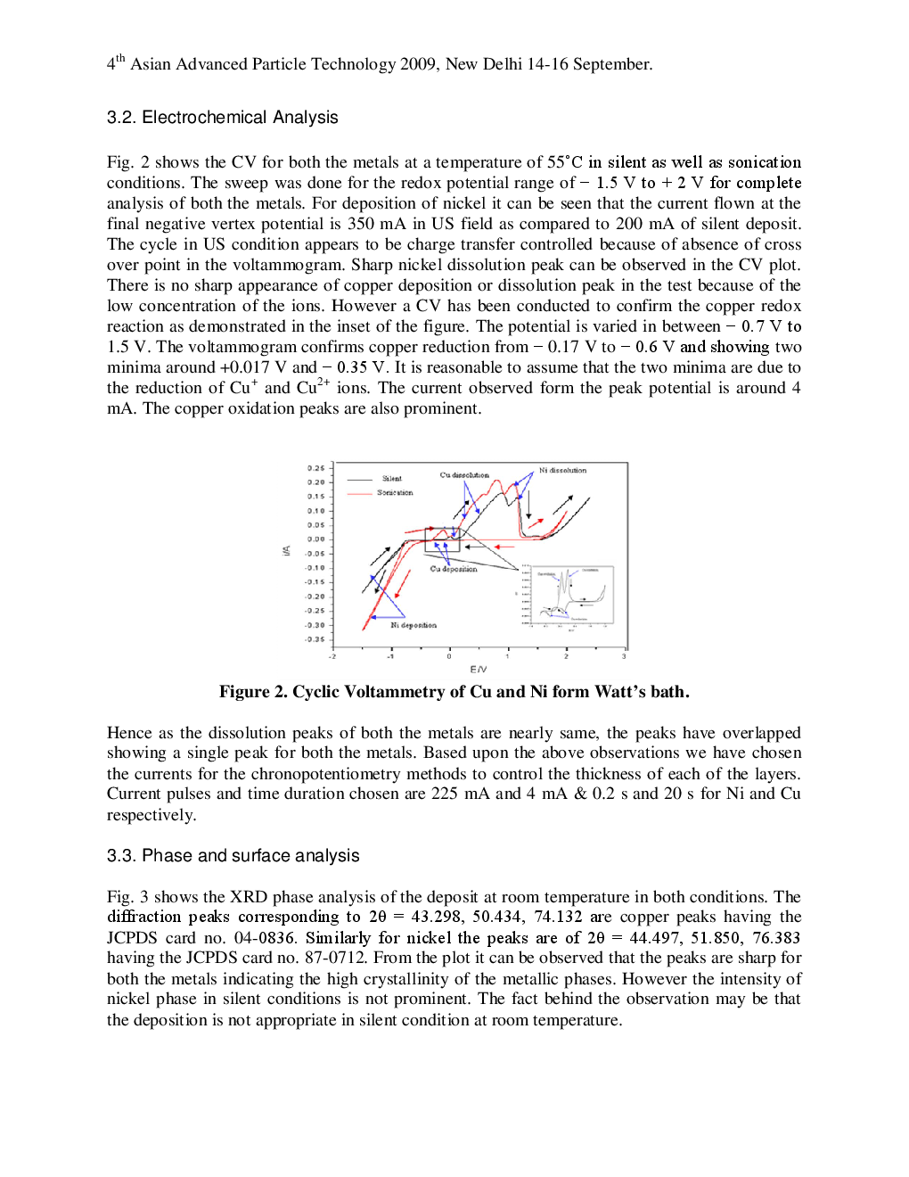 Evolution Of Nanostructures, Mechanical And Magnetic Properties In Electrochemically Deposited CuNi Multilayers Under Ultrasound  - Page 4