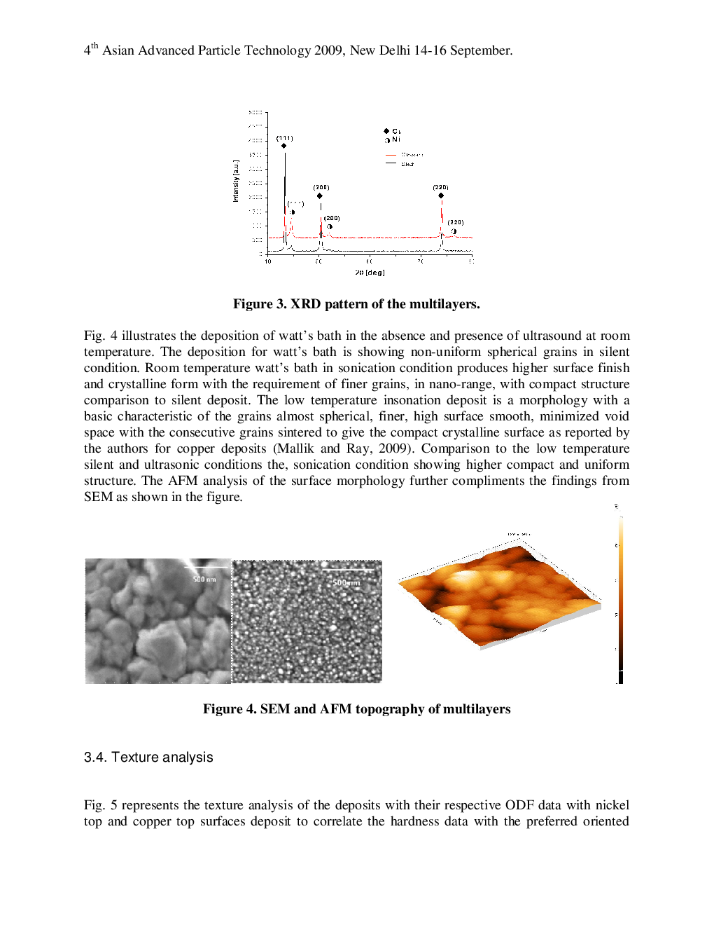 Evolution Of Nanostructures, Mechanical And Magnetic Properties In Electrochemically Deposited CuNi Multilayers Under Ultrasound  - Page 5